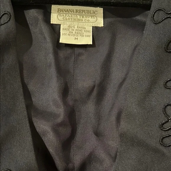 Banana Republic Embroidered Black Vest - Picture 6 of 6